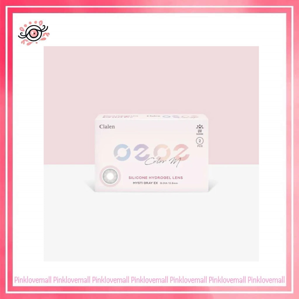 Clalen O2O2 Color M 1 Month Mysti Grey EX|月拋彩妝隱形眼鏡|每盒2片