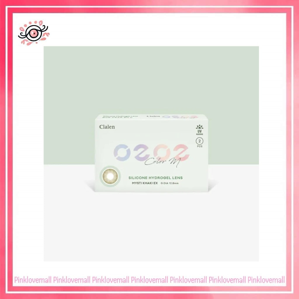 Clalen O2O2 Color M 1 Month Mysti Khaki EX|月拋彩妝隱形眼鏡|每盒2片
