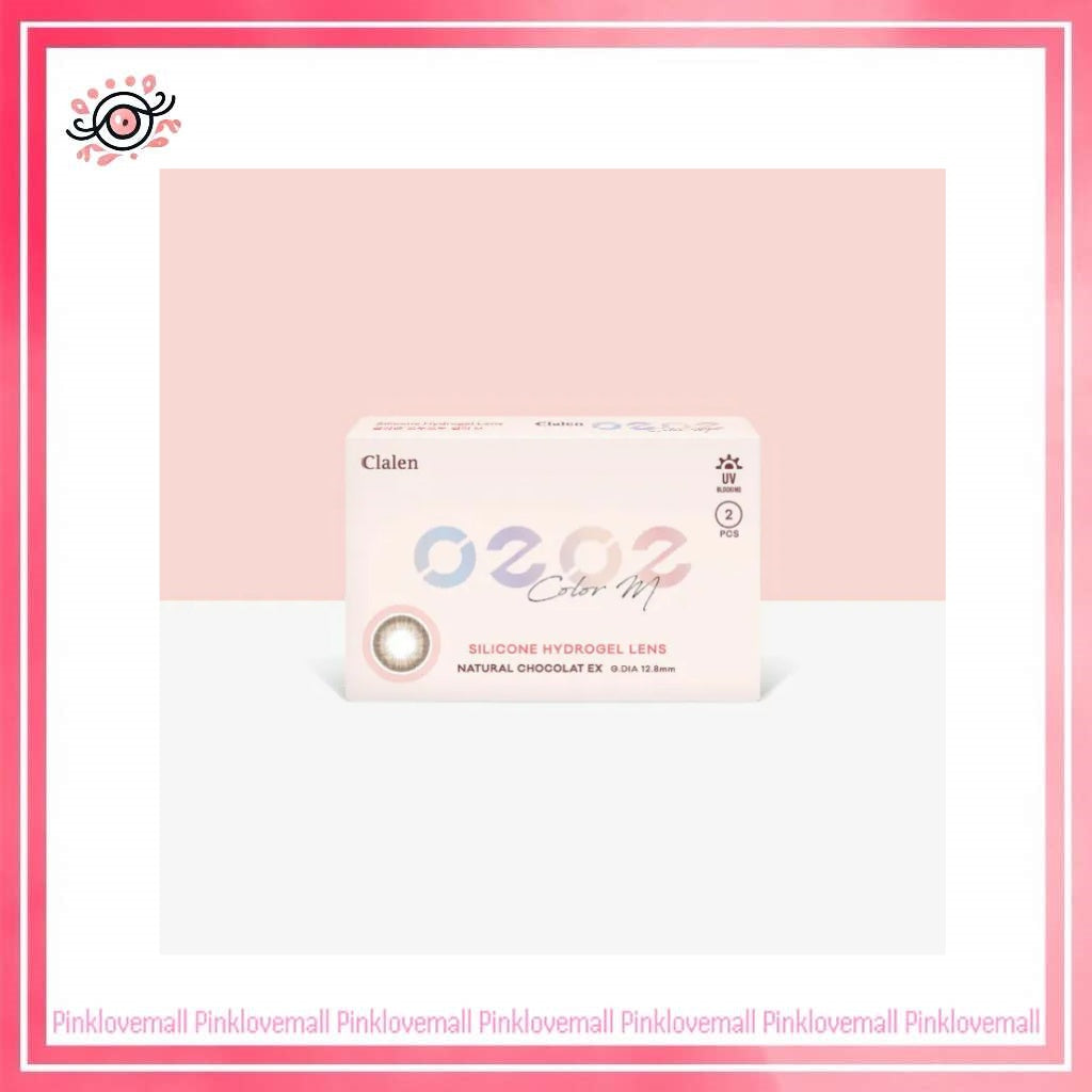 Clalen O2O2 Color M 1 Month Natural Chocolat EX|月拋彩妝隱形眼鏡|每盒2片