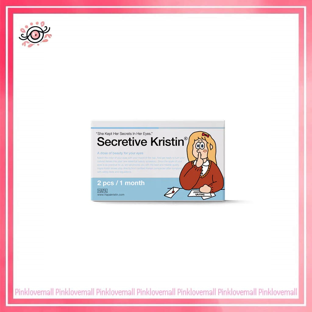 Hapa Kristin Secretive Kristin 1 Month Gray|月拋彩妝隱形眼鏡|每盒2片