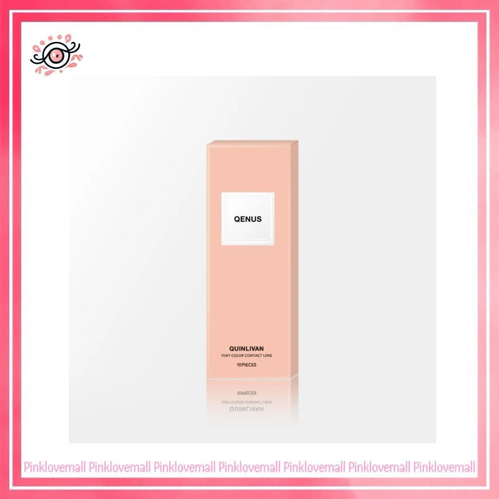 Quinlivan昆凌 經典系列 1 Day QENUS 1 慕斯桃|日拋彩妝隱形眼鏡|每盒10片