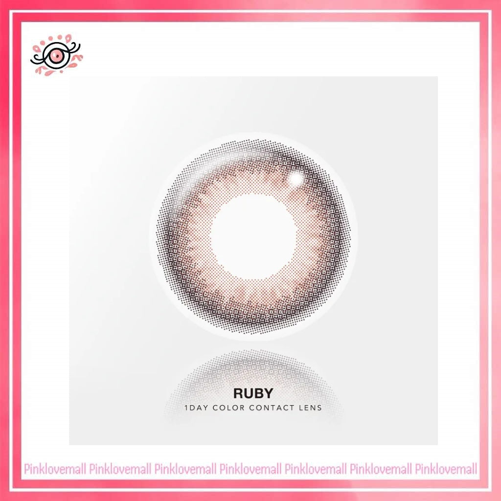 Quinlivan昆凌 聖光系列 1 Day RUBY 寶石紅|日拋彩妝隱形眼鏡|每盒10片