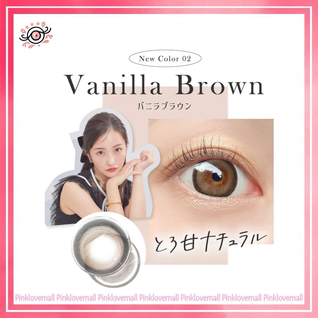 Secret Candy Magic 1 Month Vanilla Brown|月拋彩妝隱形眼鏡|每盒1片