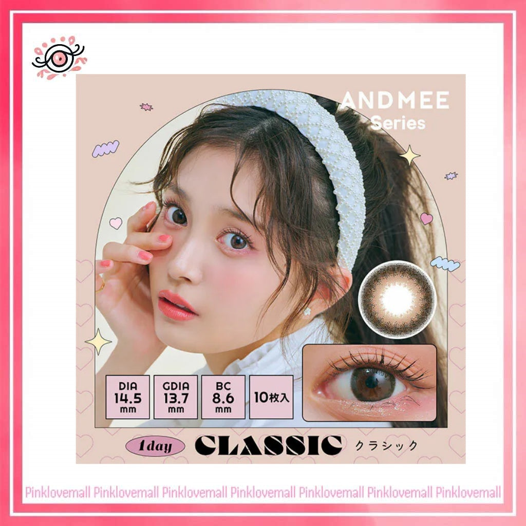 AND MEE 1 Day Classic｜日拋彩妝隱形眼鏡｜每盒10片