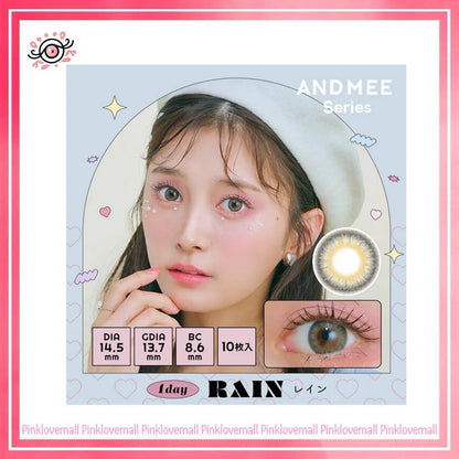 AND MEE 1 Day Rain｜日拋彩妝隱形眼鏡｜每盒10片