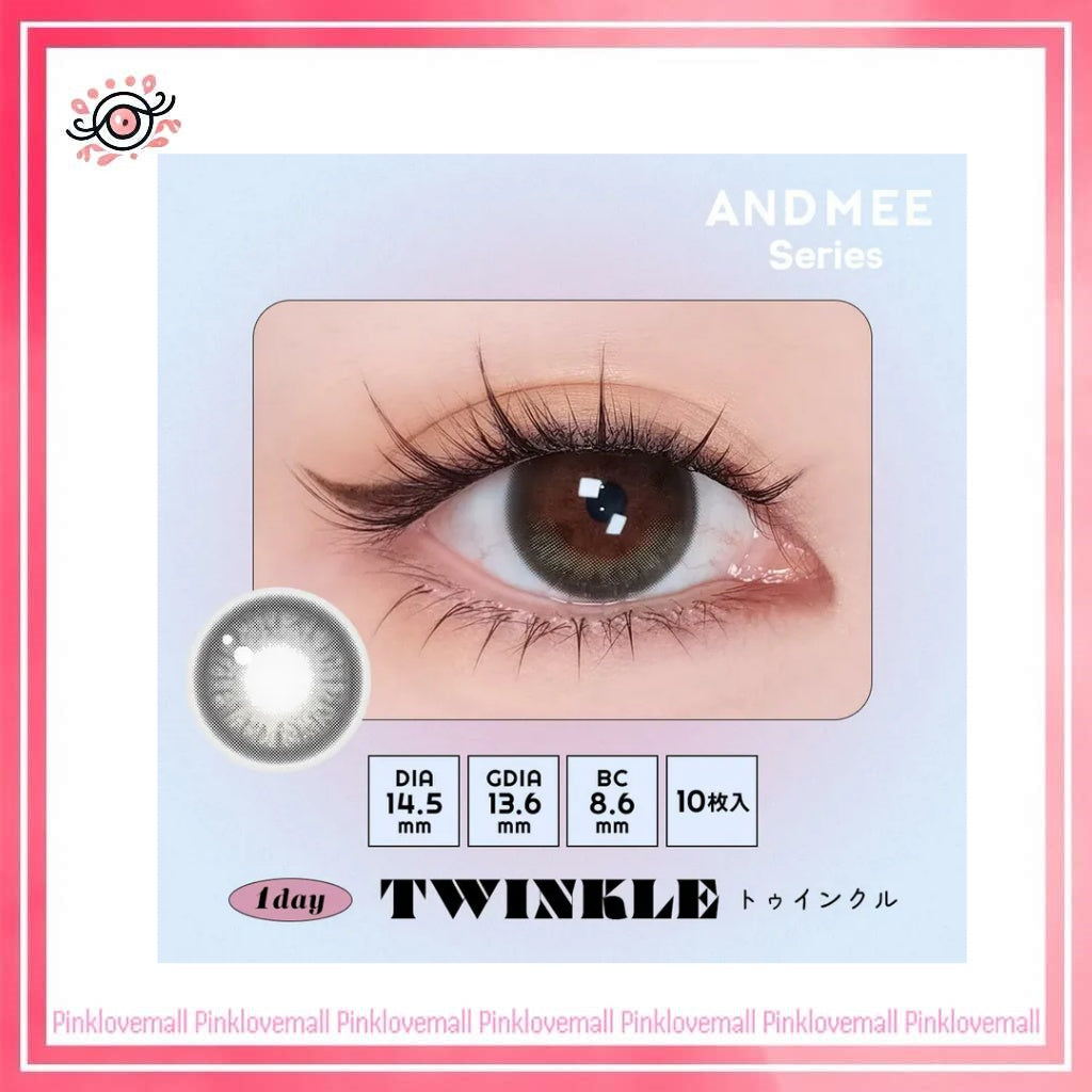 AND MEE 1 Day Twinkle｜日拋彩妝隱形眼鏡｜每盒10片