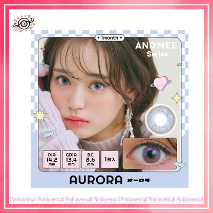 AND MEE 1 Month Aurora｜月拋彩妝隱形眼鏡｜每盒1片
