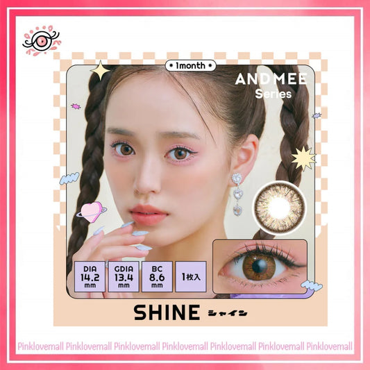 AND MEE 1 Month Shine｜月拋彩妝隱形眼鏡｜每盒1片