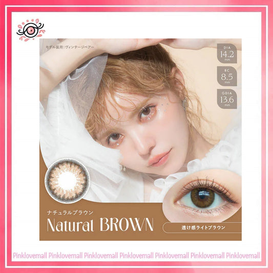 AngelColor Bambi Series 1 Day Natural Brown｜日拋彩妝隱形眼鏡｜每盒10片