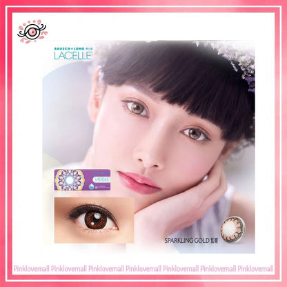 博士倫Bausch+Lomb LACELLE  炫啡｜Color系列｜日拋彩妝隱形眼鏡｜每盒30片