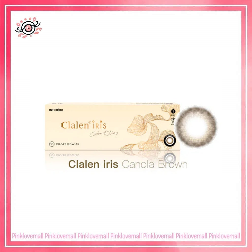 Clalen Iris 1 Day Canola Brown｜日拋彩妝隱形眼鏡｜每盒10片