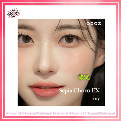 [散光] Clalen O2O2 Color 1 Day Sepia Choco EX｜散光日拋彩妝隱形眼鏡｜每盒30片