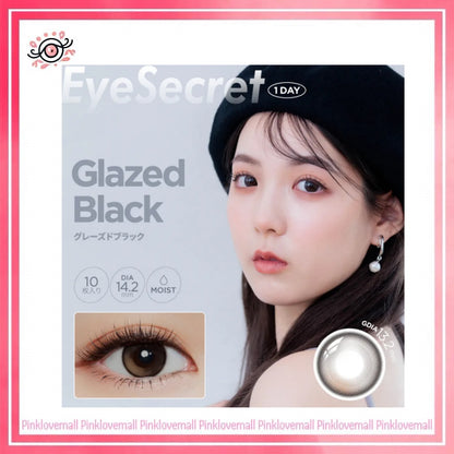 Eye Secret 1 Day Glazed Black｜日拋彩妝隱形眼鏡｜每盒10片