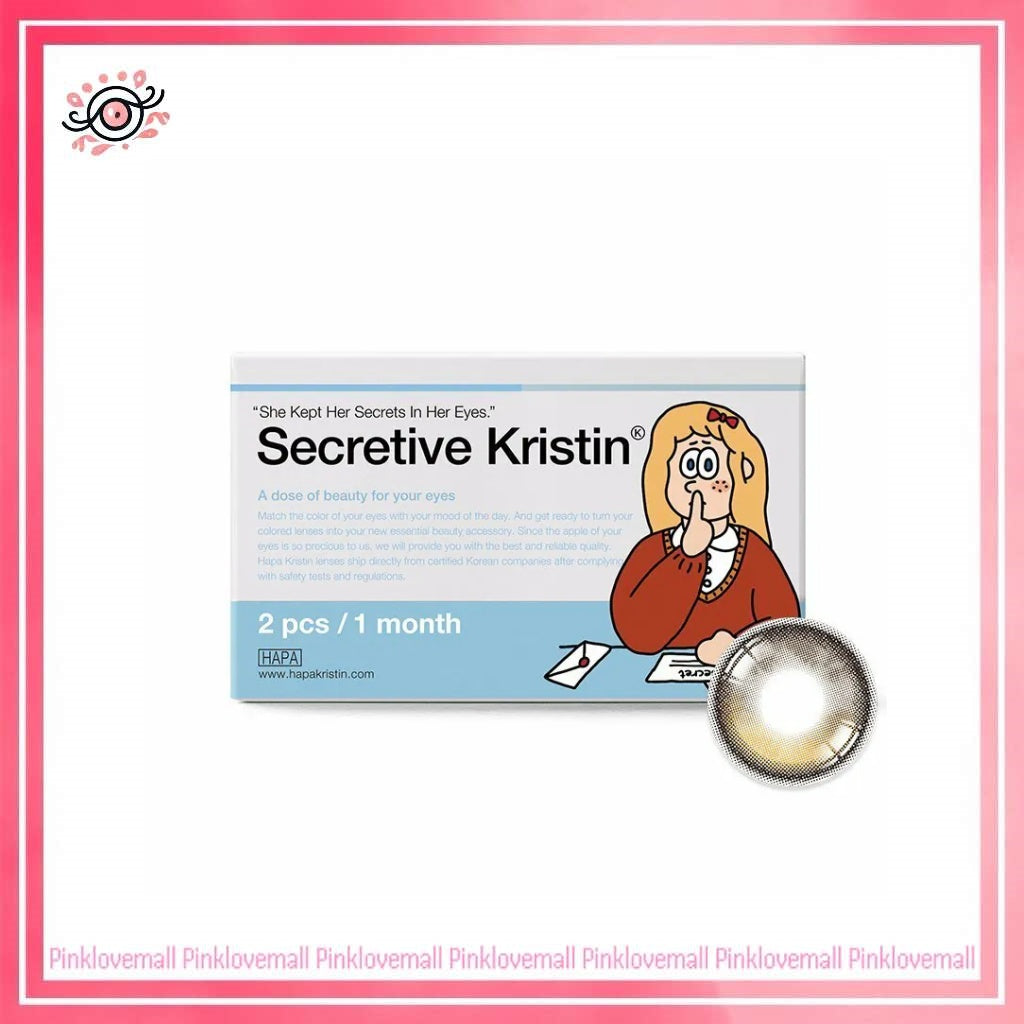 Hapa Kristin Secretive Kristin 1 Month Brown｜月拋彩妝隱形眼鏡｜每盒2片