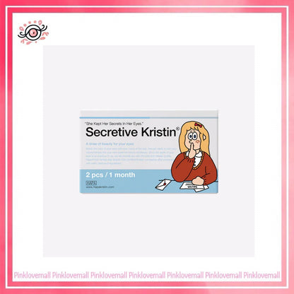 [大眼版] Hapa Kristin Secretive Kristin 1 Month Plus Gray｜月拋彩妝隱形眼鏡｜每盒2片