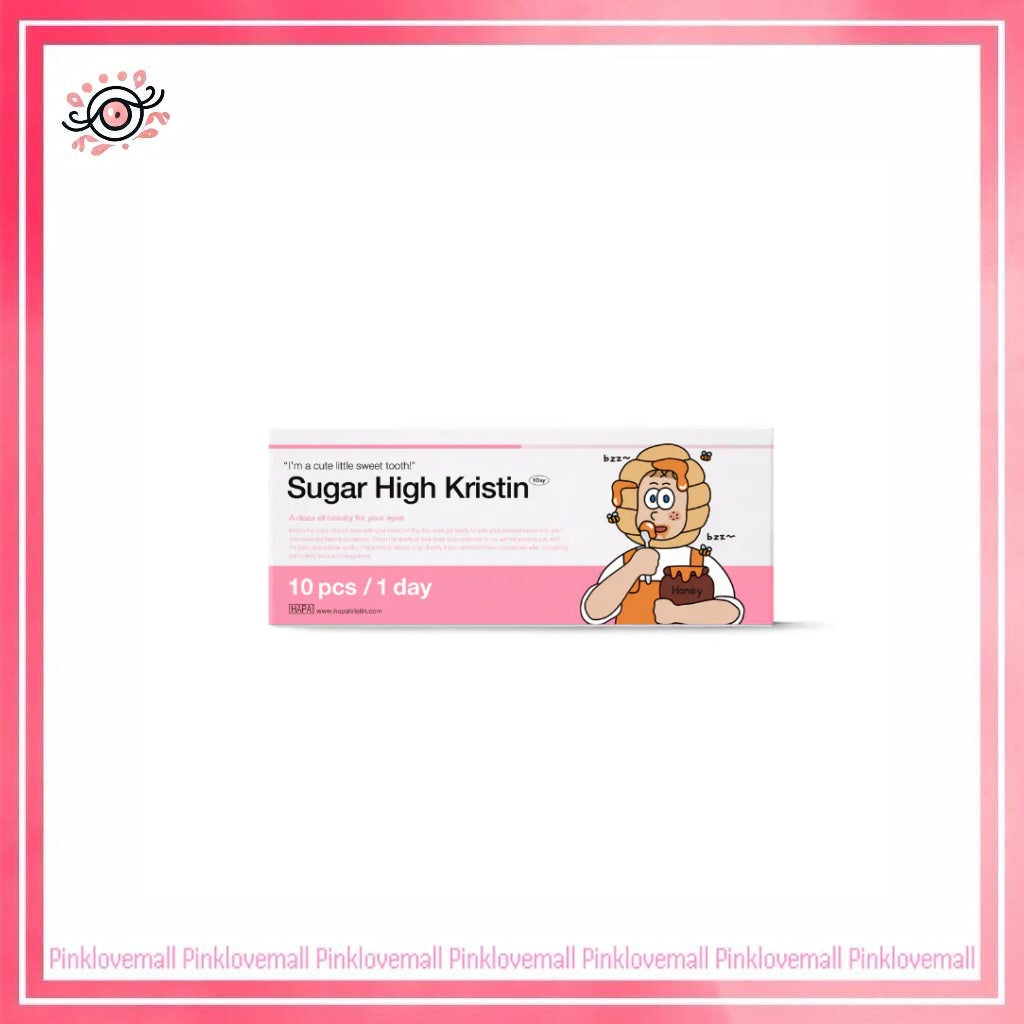 Hapa Kristin Sugar High Kristin 1 Day Ash Choco｜日拋彩妝隱形眼鏡｜每盒10片