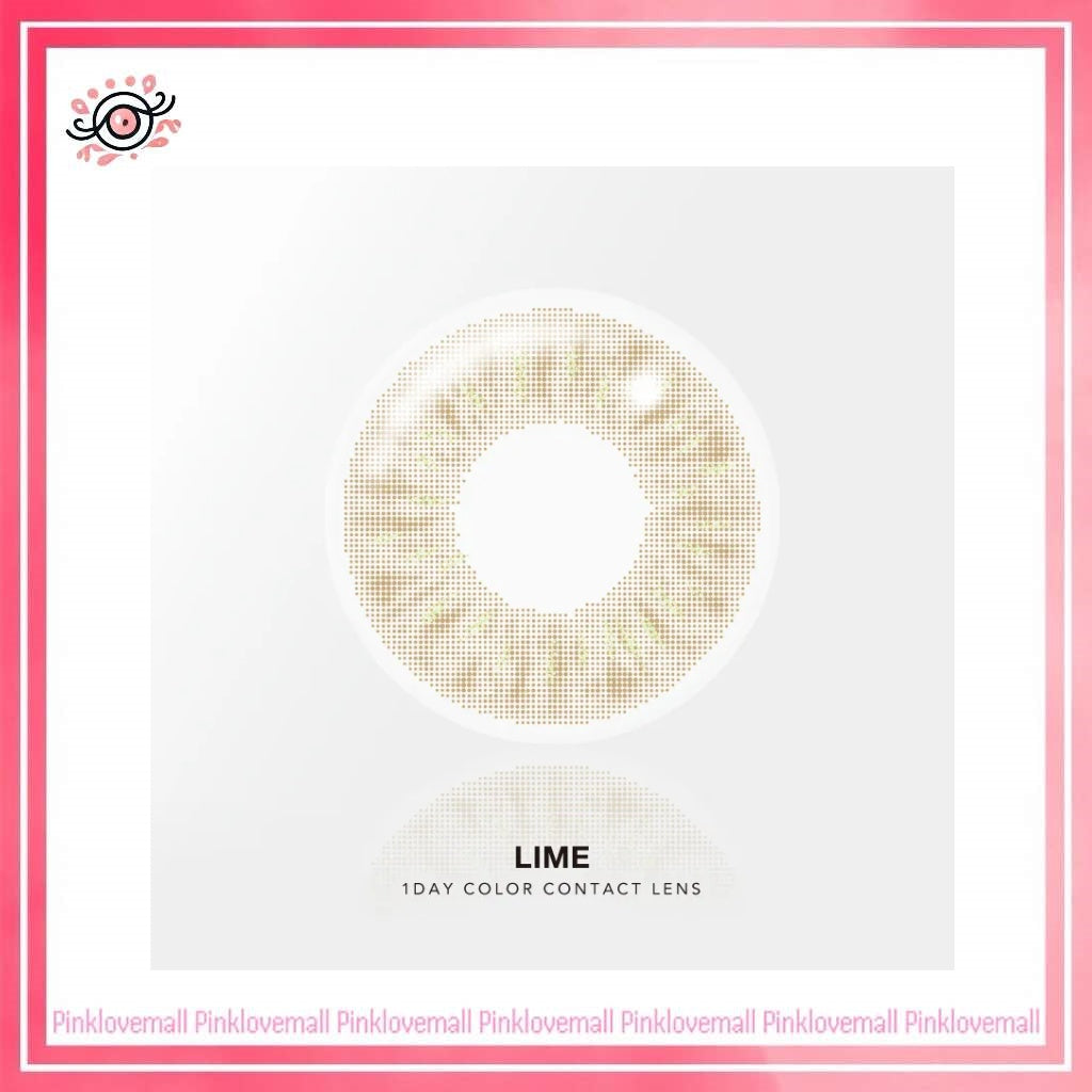 Quinlivan昆凌 聖光系列 1 Day LIME 檸檬黃｜日拋彩妝隱形眼鏡｜每盒10片