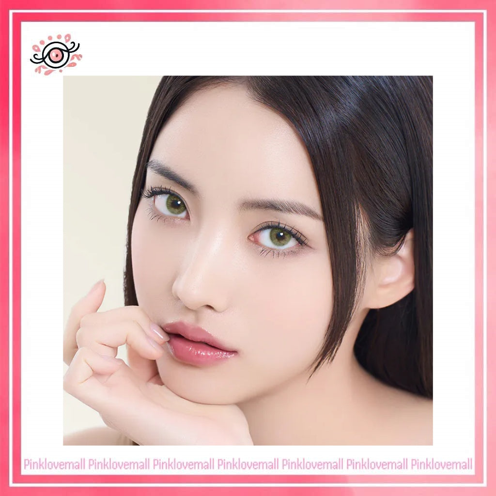 Lenstown Romantea Gangnam 1 Month Green｜月拋彩妝隱形眼鏡｜每盒2片