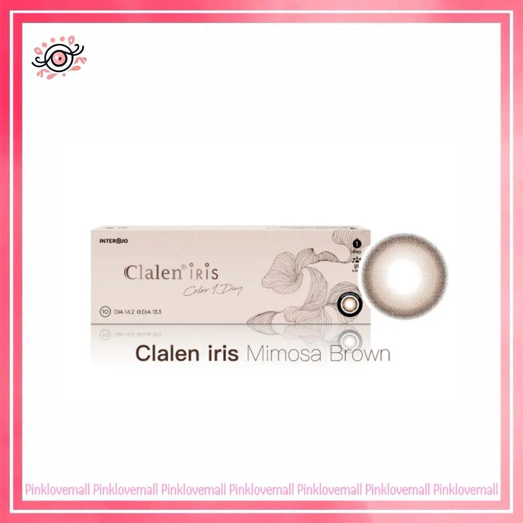 Clalen Iris 1 Day Mimosa Brown｜日拋彩妝隱形眼鏡｜每盒10片