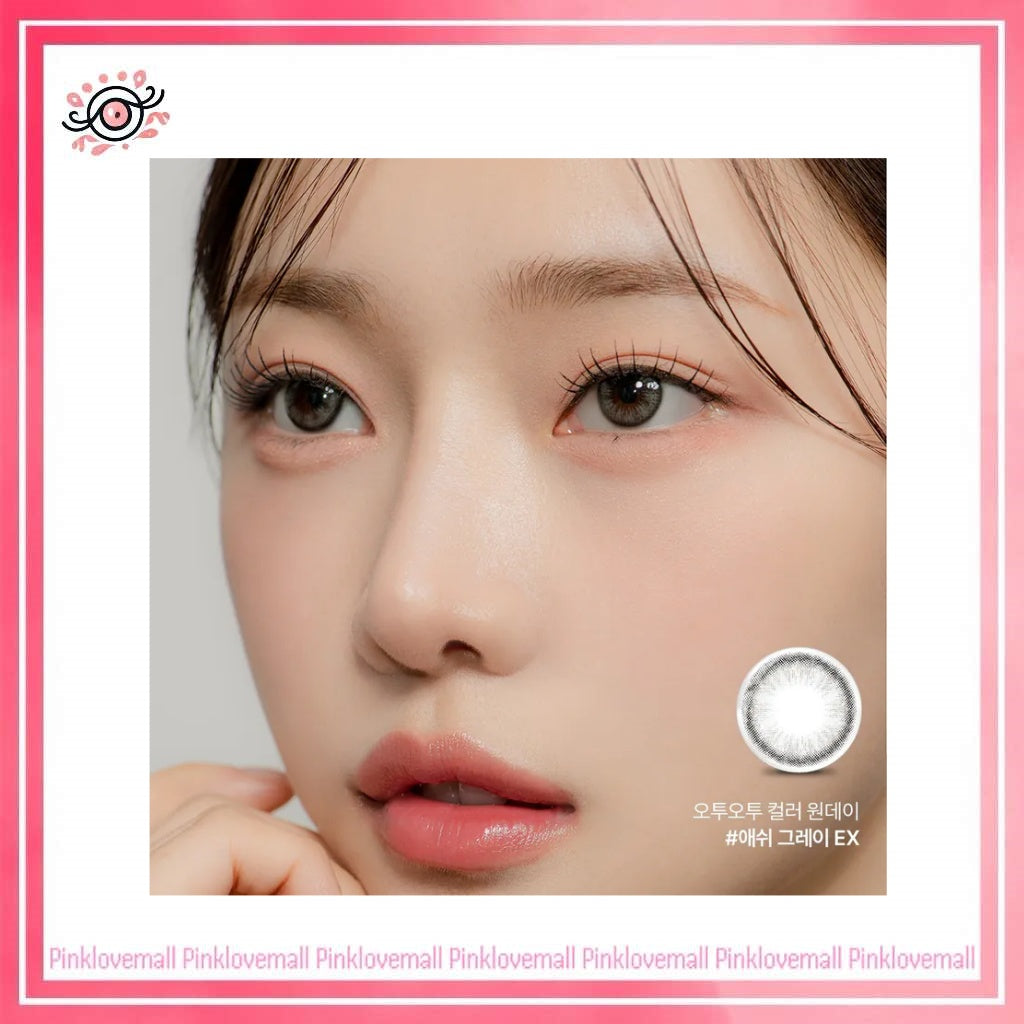Clalen O2O2 Color 1 Day Ash Gray EX｜日拋彩妝隱形眼鏡｜每盒30片