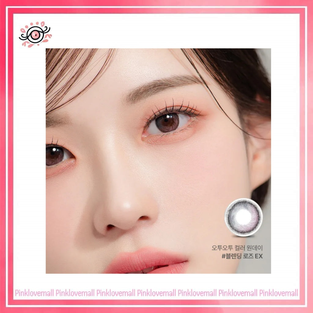 Clalen O2O2 Color 1 Day Blending Rose EX｜日拋彩妝隱形眼鏡｜每盒30片