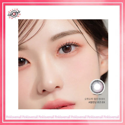 Clalen O2O2 Color 1 Day Blending Rose EX｜日拋彩妝隱形眼鏡｜每盒30片