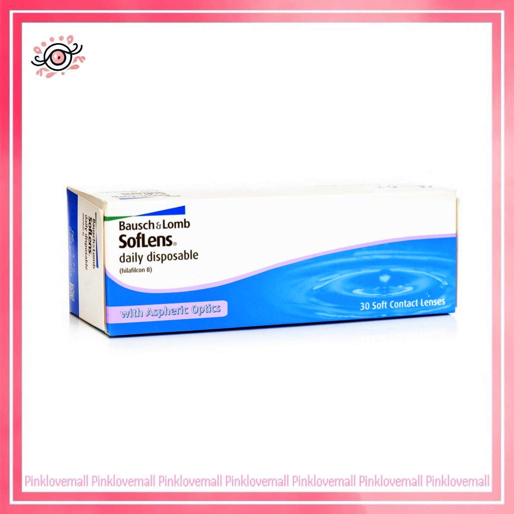 博士倫Bausch+Lomb 1-Day 高清保濕CON｜日拋透明隱形眼鏡｜每盒30片