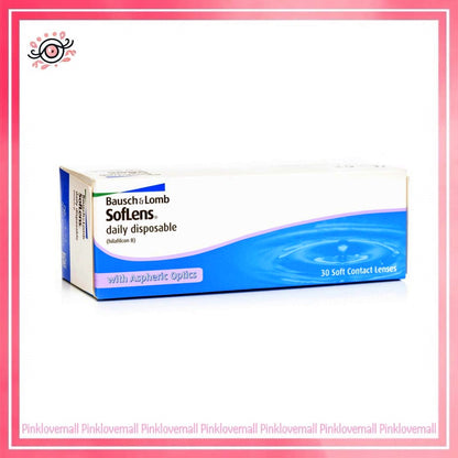 博士倫Bausch+Lomb 1-Day 高清保濕CON｜日拋透明隱形眼鏡｜每盒30片