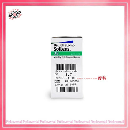 博士倫Bausch+Lomb Soflens 38｜月拋透明隱形眼鏡｜每盒6片