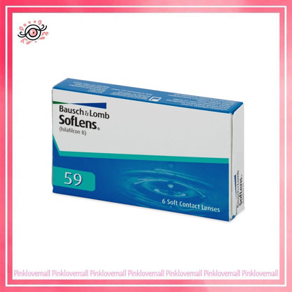 博士倫Bausch+Lomb Soflens 59｜兩星期拋透明隱形眼鏡｜每盒6片