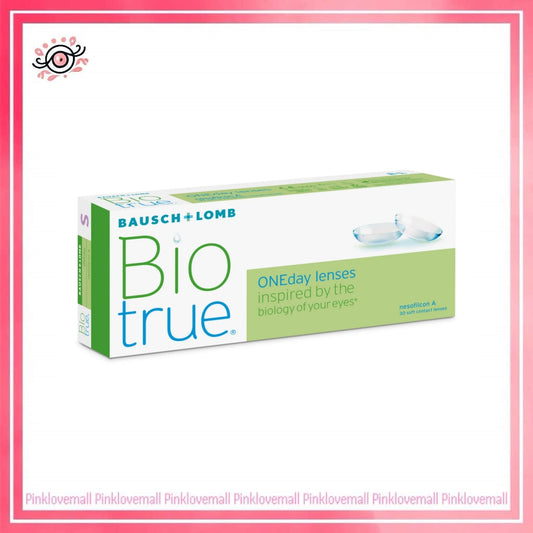 博士倫Bausch+Lomb 1-Day Biotrue｜日拋透明隱形眼鏡｜每盒30片