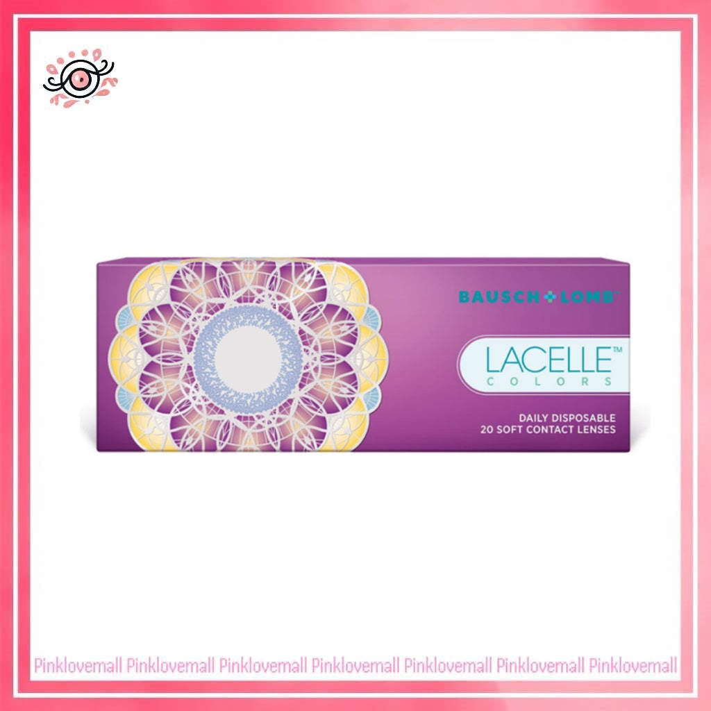 博士倫Bausch+Lomb LACELLE  迷紫｜Color系列｜日拋彩妝隱形眼鏡｜每盒30片