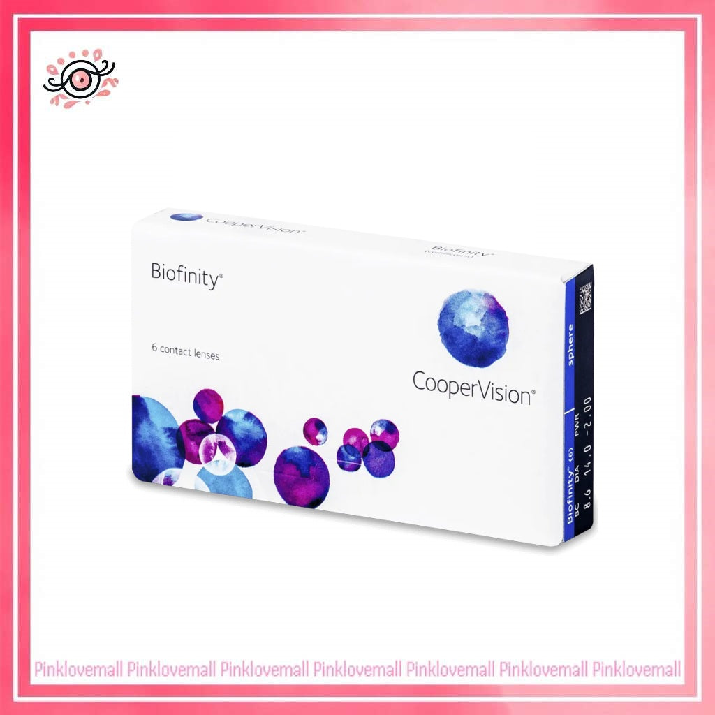 Cooper Vision Biofinity｜月拋透明隱形眼鏡｜每盒30片